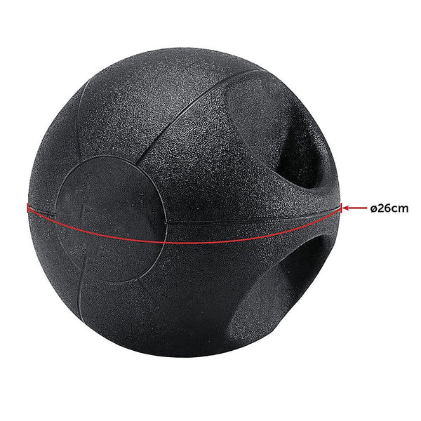 Randy & Travis Machinery 10Kg Double Handled Rubber Medicine Core Ball Medicine Balls