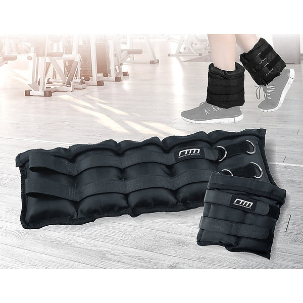 Randy & Travis Machinery 10Kg Ankle/Wrist Weight Straps Wrist & Ankle Weights