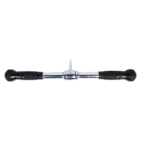Randy & Travis Machinery Rubber Coated Solid Straight Bar Attachment Home Gym Attachments