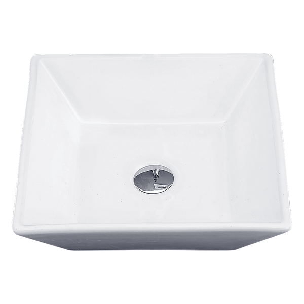 Della Francesca Bathroom Ceramic Rectangular Above Countertop Basin For Vanity Bathroom Sinks