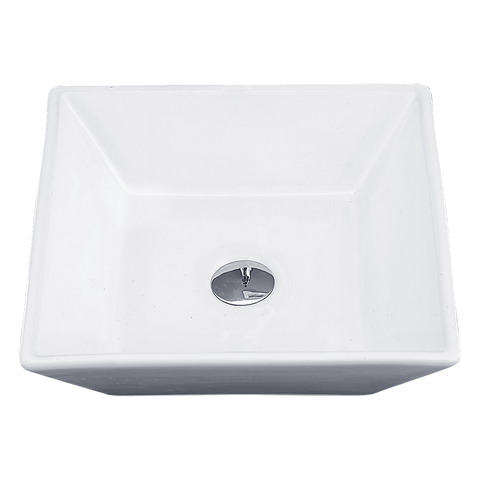 Della Francesca Bathroom Ceramic Rectangular Above Countertop Basin For Vanity Bathroom Sinks
