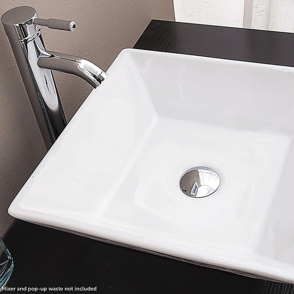 Della Francesca Bathroom Ceramic Rectangular Above Countertop Basin For Vanity Bathroom Sinks