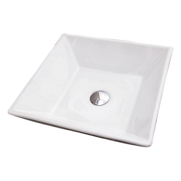 Della Francesca Bathroom Ceramic Rectangular Above Countertop Basin For Vanity Bathroom Sinks