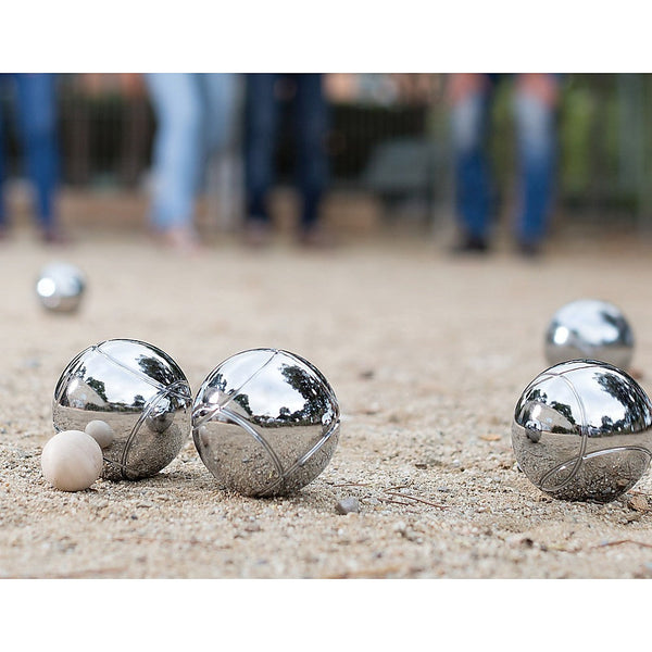 Randy & Travis Machinery Deluxe Boules 8 Alloy Ball Set Bocce