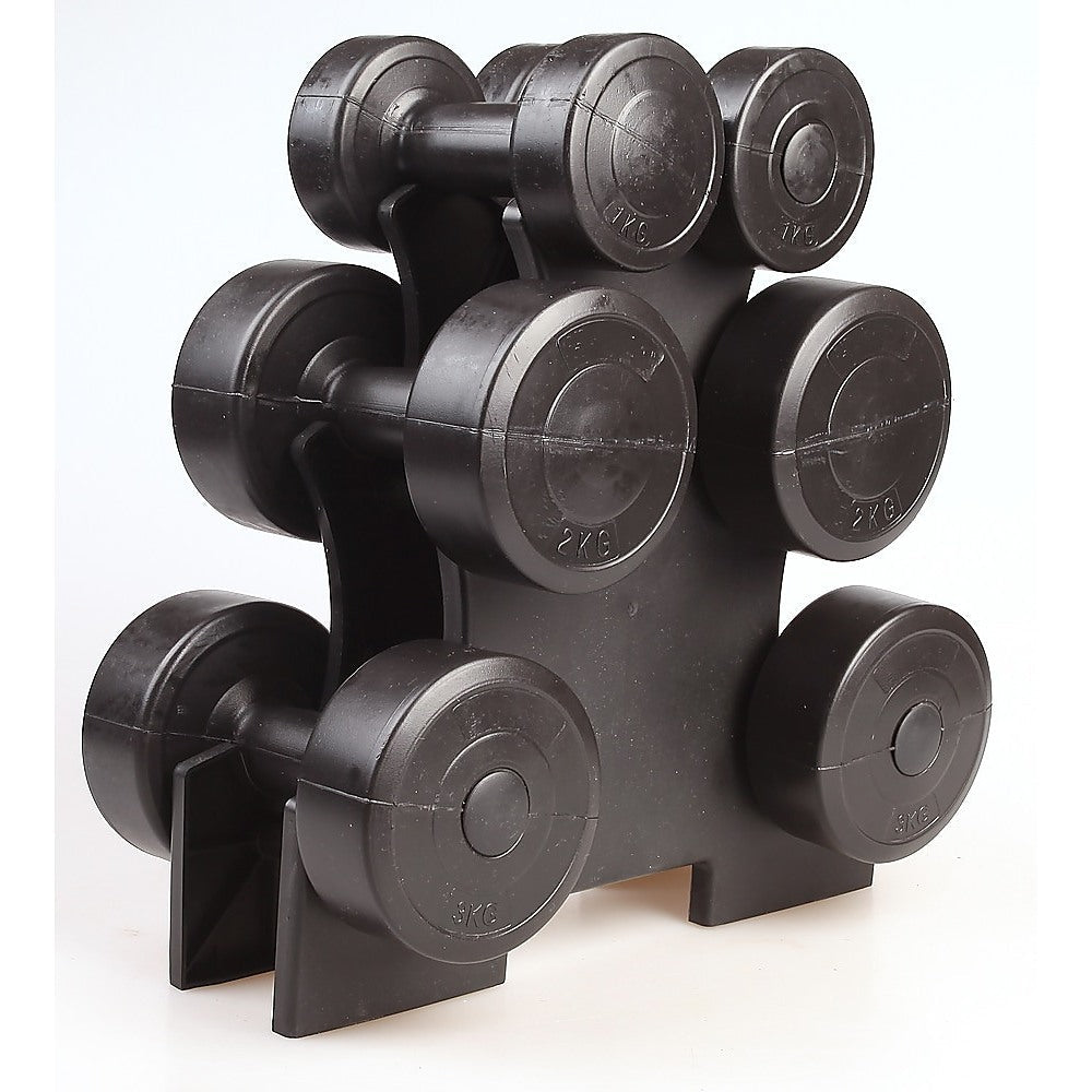 Randy & Travis Machinery 12Kg Dumbbell Weights Set Dumbbells