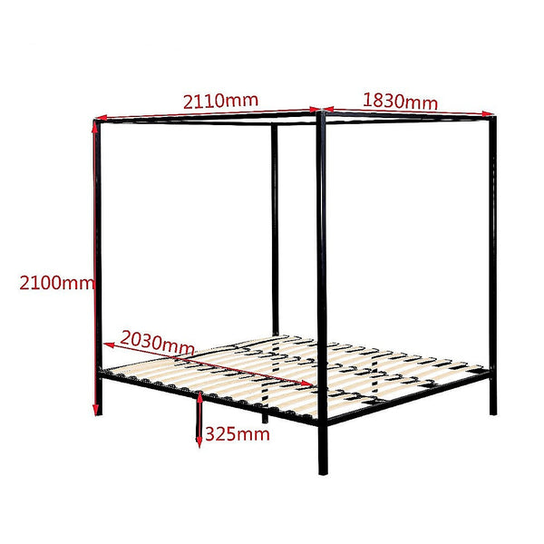 Palermo 4 Four Poster King Bed Frame King Bed Frames