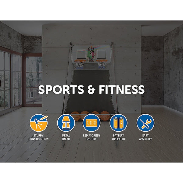 Randy & Travis Machinery Basketball Game 2 Player Electronic Sports Aracde Machine Accessories