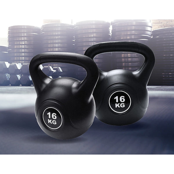 Randy & Travis Machinery Kettle Bell 16Kg Training Weight Fitness Gym Kettlebell Kettlebells