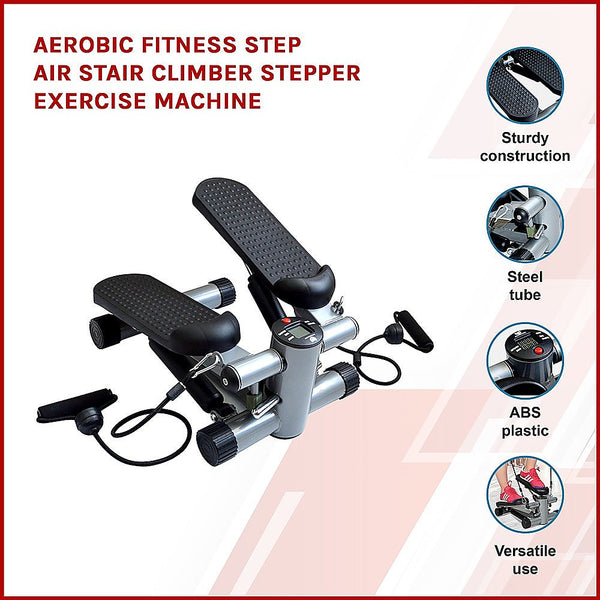 Randy & Travis Machinery Aerobic Fitness Step Air Stair Climber Stepper Exercise Step Machines