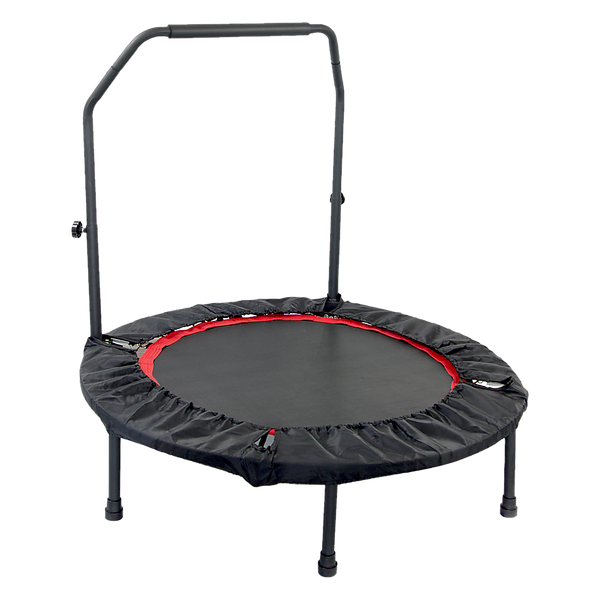 Randy & Travis Machinery Mini Rebounder Trampoline With Handle Rail Trampolines