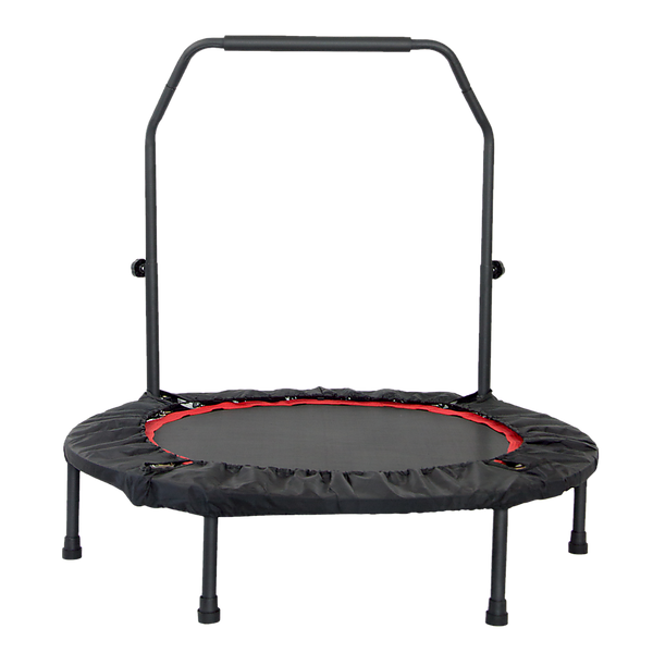 Randy & Travis Machinery Mini Rebounder Trampoline With Handle Rail Trampolines