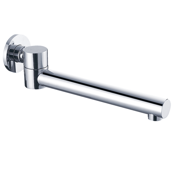 Della Francesca 240Mm Brass Bath Safety Spout Swivel Bath Taps