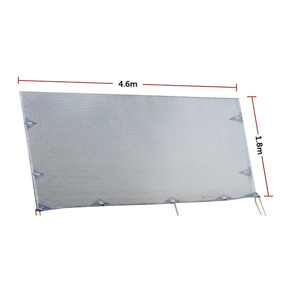 Bariloche 4.6M Privacy Screen Side Sunscreen Shade For 16' Roll Out Awning Awning & Canopy Parts