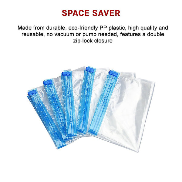 Randy & Travis Machinery Travel Space Saver Saving Hand Roll Up Roller Seal No Vacuum Storage Bag X20 Storage Bags