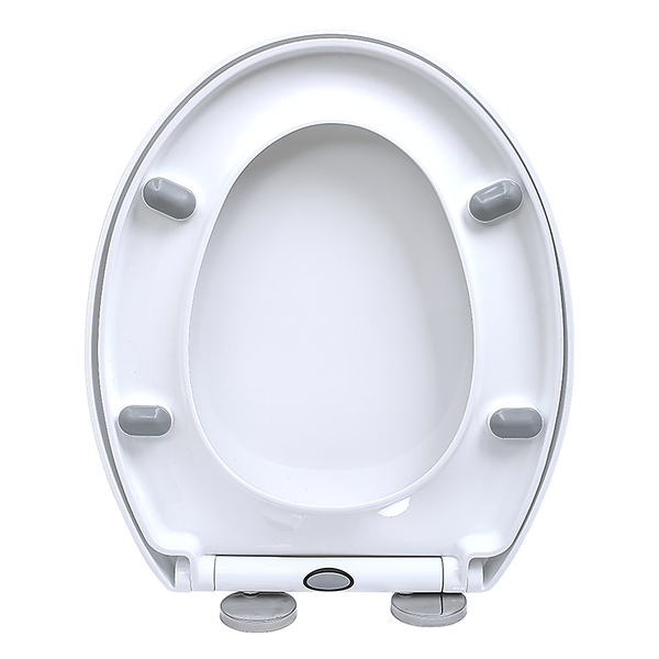 Randy & Travis Machinery Quick Release Soft Close Toilet Seat White Bathroom Heavy Duty Toilet Seats