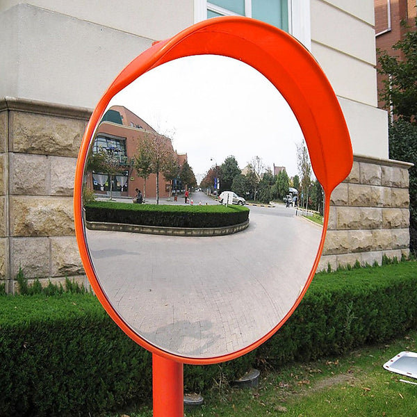 Randy & Travis Machinery 60Cm Round Convex Mirror Blind Spot Safety Traffic Driveway Shop Wide Angle Traffic Mirrors