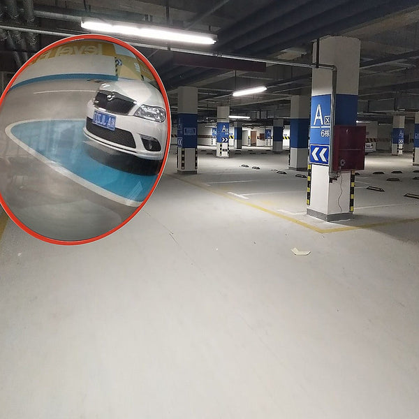 Randy & Travis Machinery 60Cm Wide Angle Security Curved Convex Road Safety Mirror Traffic Driveway Traffic Mirrors