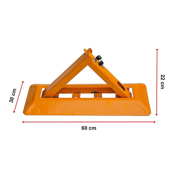 Fold Down Vehicle Security Car Parking Spot Lock Safety Bollard Barrier Safety Cones Posts Barriers