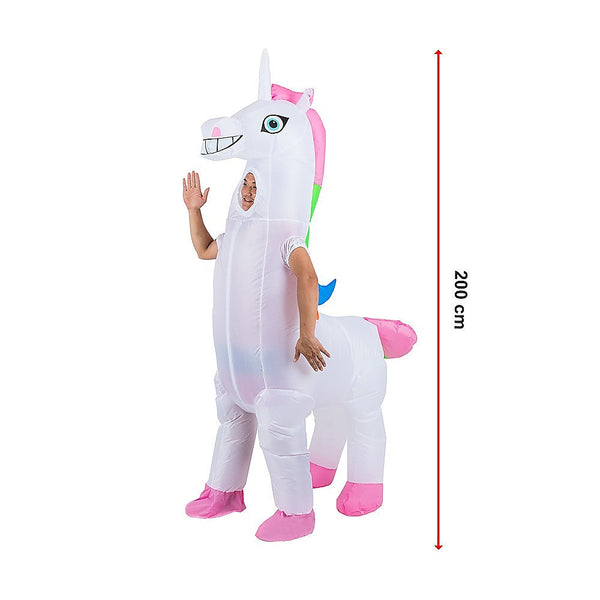 Giant Unicorn Fancy Dress Inflatable Costume Suit