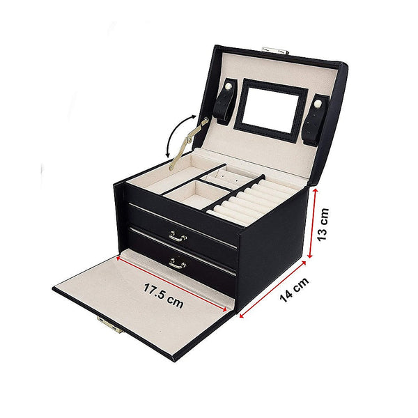 Veile Studios Jewellery Storage Box Girls Rings Necklaces Display Organiser Case Jewellery Boxes