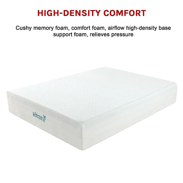 Palermo Queen Mattress 30Cm Memory Foam Green Tea Infused Certipur Mattresses