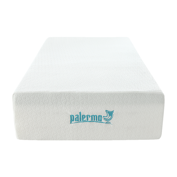 Palermo Single Mattress 30Cm Memory Foam Green Tea Infused Certipur Mattresses
