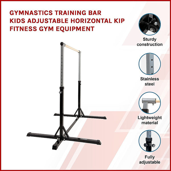 Randy & Travis Machinery Gymnastics Training Bar Kids Horizontal Kip Fitness Equipment Gymnastics Rings