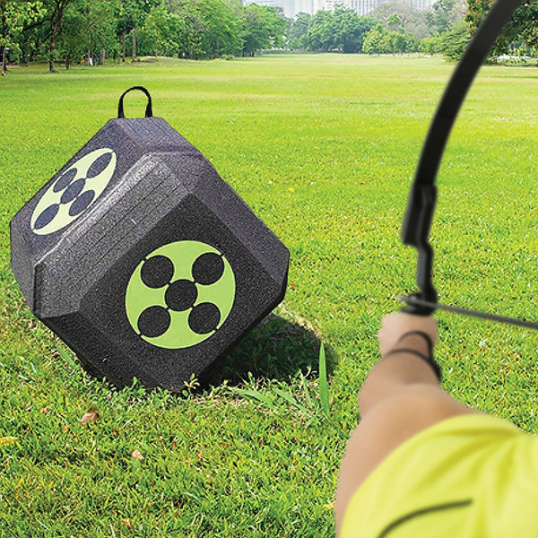 Randy & Travis Machinery Archery 3D Dice Target Cube Reusable 18 Sides 23Cm Self Healing Xpe Foam Archery Targets
