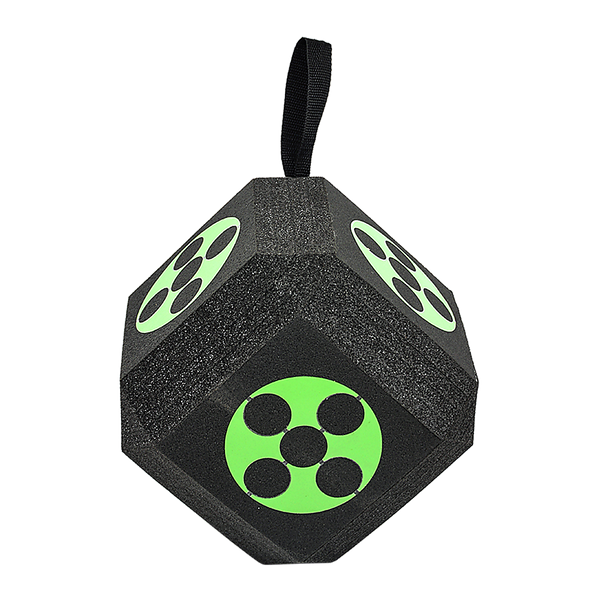 Randy & Travis Machinery Archery 3D Dice Target Cube Reusable 18 Sides 23Cm Self Healing Xpe Foam Archery Targets