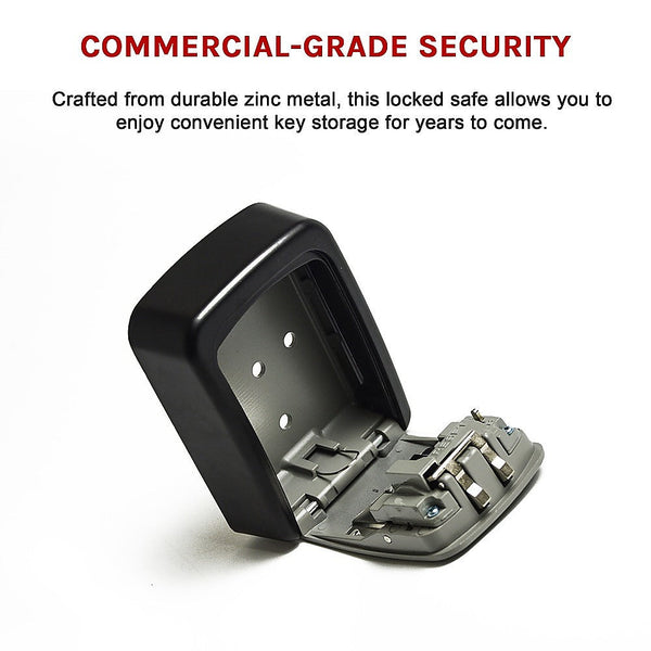 Commercial Grade Lock Wall Mounted Key Safe Storage Box Security
