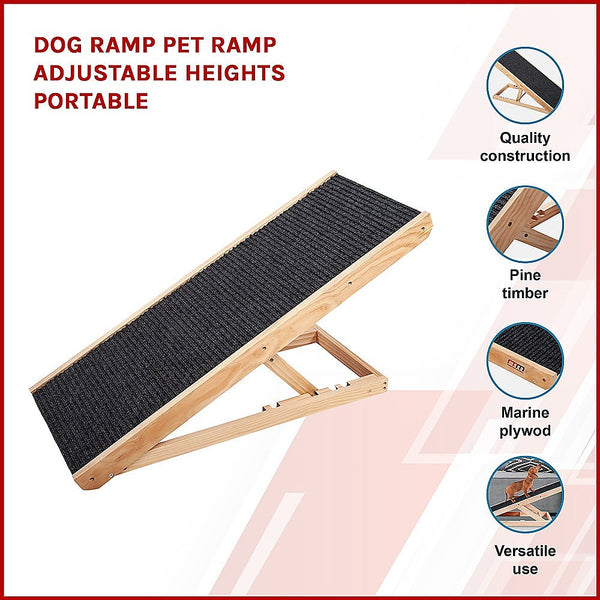 Randy & Travis Machinery Dog Ramp Pet Heights Portable Pet Transport