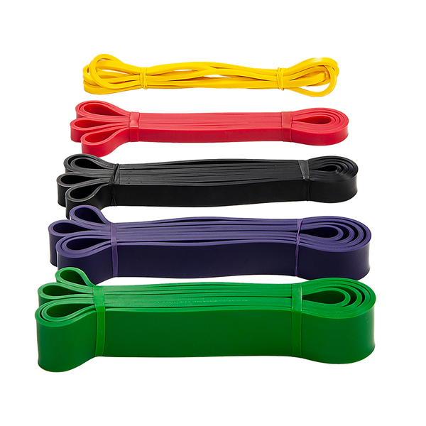 Randy & Travis Machinery Resistance Band Loop Set Of 5 Heavy Duty Gym Yoga Workout Resistance Trainers