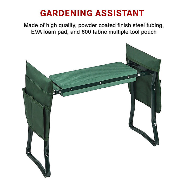 Garden Seat Folding Kneeler Bench Kneeling Soft Eva Pad Garden Kneelers & Seats