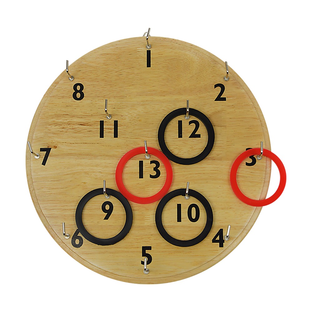 Randy & Travis Machinery Ring Toss Game Family Indoor Outdoor Hoop Party Lawn Games