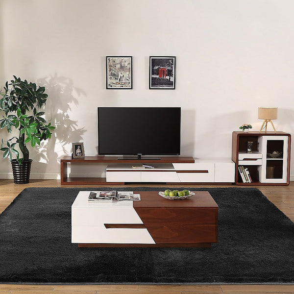 230X200cm Floor Rugs Large Shaggy Area Carpet Bedroom Living Room Mat - Black