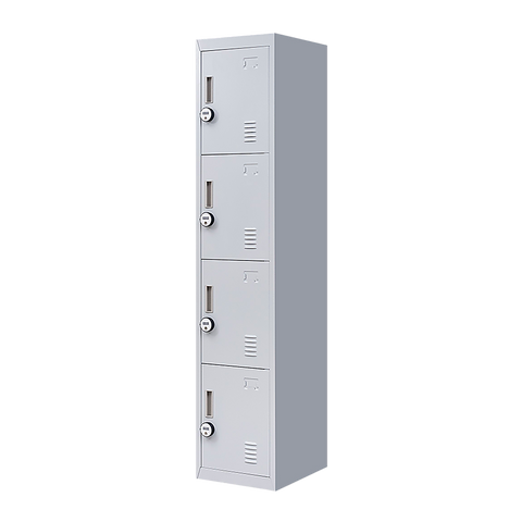 4-Door Vertical Locker For Office Gym Shed School Home Storage