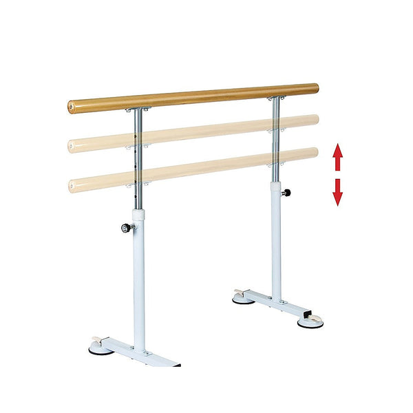 Randy & Travis Machinery Portable Ballet Bar Stretch Barre Dance 1.5M Freestanding Ballet Barres