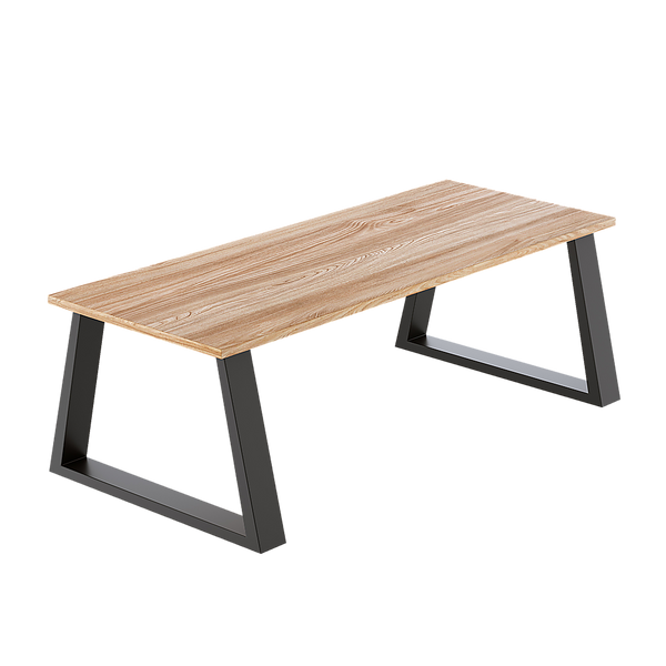 Della Francesca Trapezium Shaped Table Bench Desk Legs Retro Design Fully Welded Black Dining Table Legs
