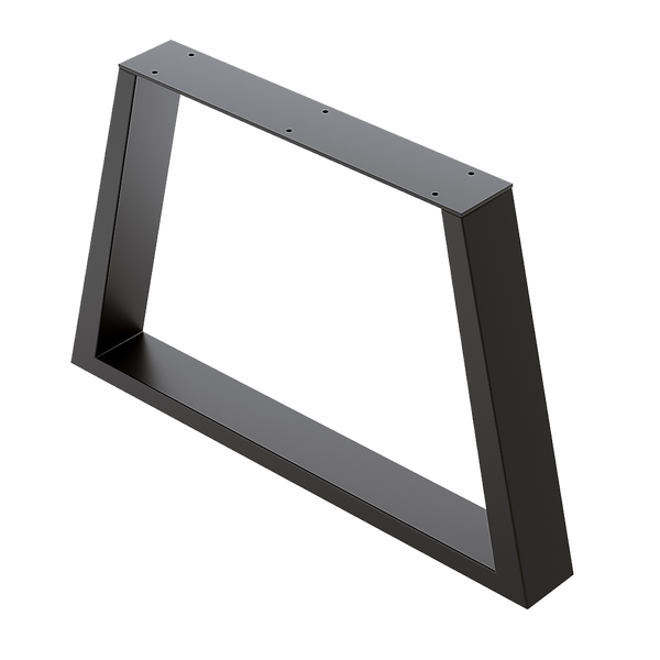 Della Francesca Trapezium Shaped Table Bench Desk Legs Retro Design Fully Welded Black Dining Table Legs