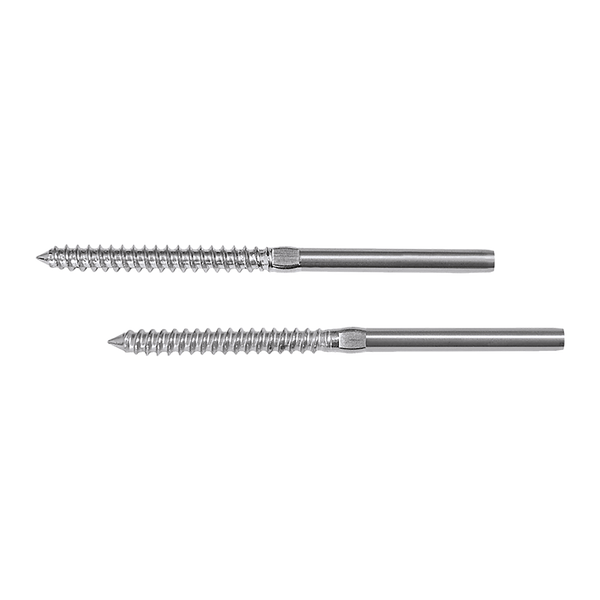 Randy & Travis Machinery Stainless Steel Diy Rope Balustrade Kit 3.2Mm Swage X Lag Screw Term 10 Pack Other Building Materials