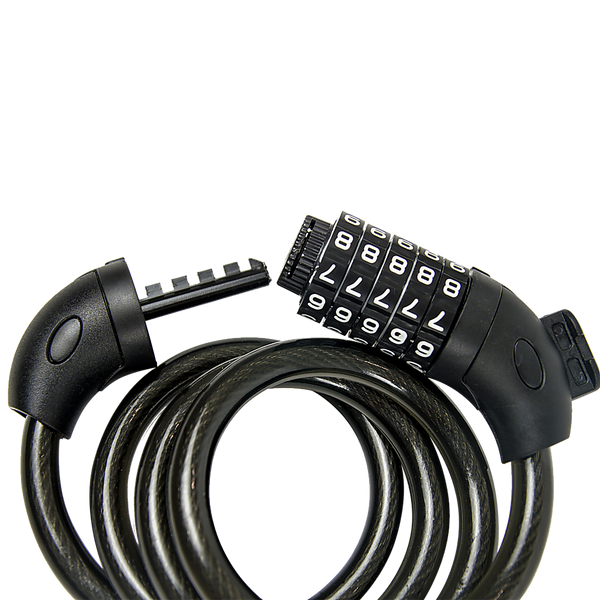Randy & Travis Machinery Security 5 Digit Combination Bike Cable Lock With Mounting Bracket Locks & Security