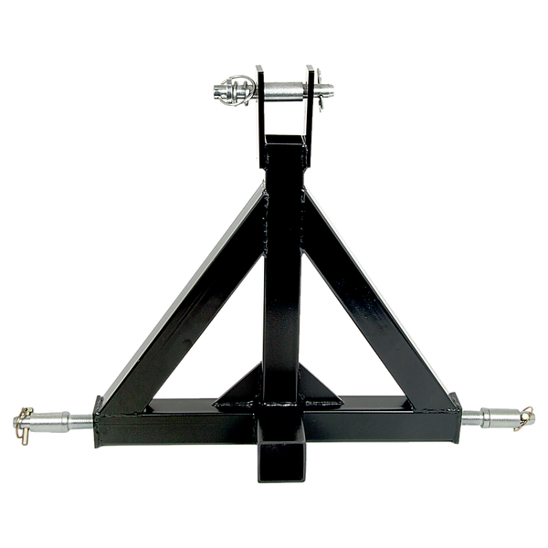 Heavy Duty Steel 3 Point 2" Trailer Hitch Receiver Tow Drawbar For Cat 1 Tractor