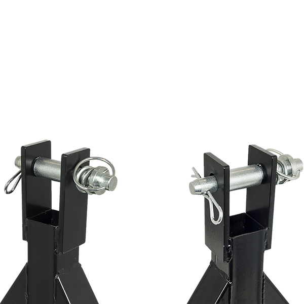 Randy & Travis Machinery Heavy Duty Steel 3 Point 2" Trailer Hitch Receiver Tow Drawbar For Cat 1 Tractor Tow Balls