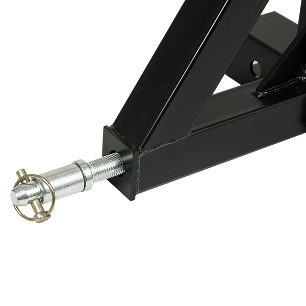 Randy & Travis Machinery Heavy Duty Steel 3 Point 2" Trailer Hitch Receiver Tow Drawbar For Cat 1 Tractor Tow Balls