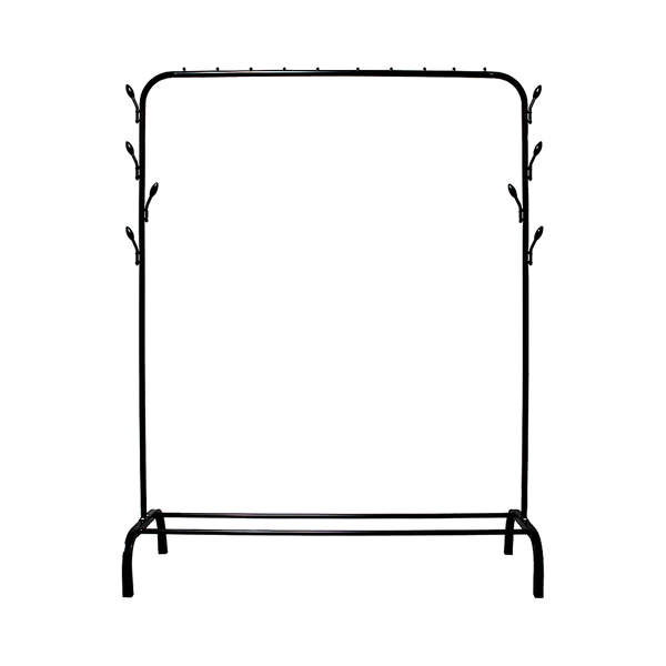 Palermo Closet Organizer Metal Garment Rack Portable Clothes Hanger Storage Shoes Black Hanging Closet Storage