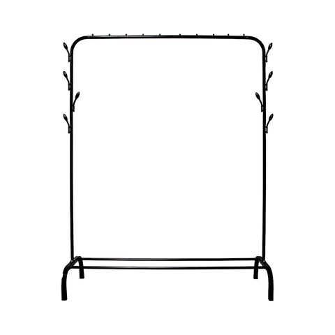 Palermo Closet Organizer Metal Garment Rack Portable Clothes Hanger Storage Shoes Black Hanging Closet Storage