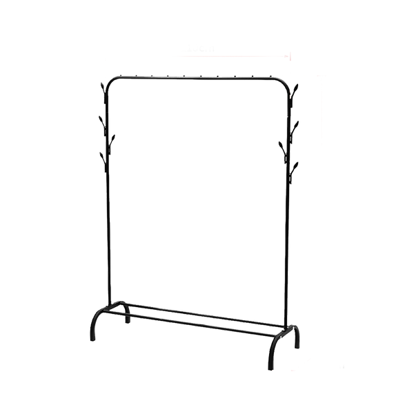 Palermo Closet Organizer Metal Garment Rack Portable Clothes Hanger Storage Shoes Black Hanging Closet Storage