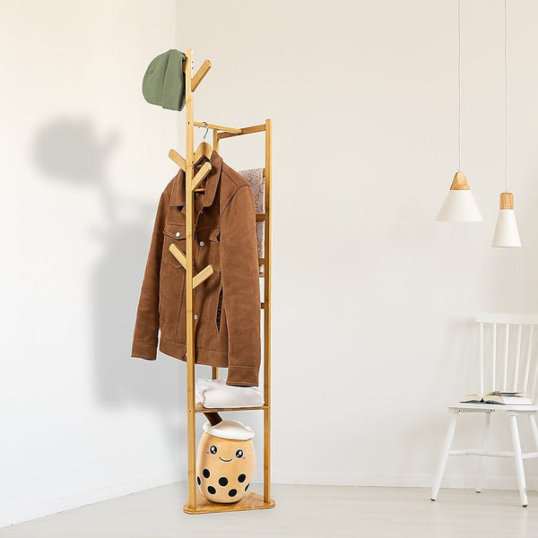 Garment Racks Randy & Travis Machinery Clothes Coat Rack Garment Stand Shelf Wooden Tree Hanger Bag Hat Hook Holder