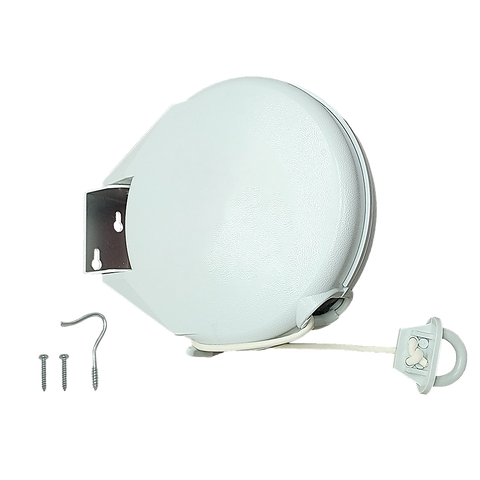 Randy & Travis Machinery Retractable Clothesline Hang Line 20 Ft Retracts Automatically Clothes Airers