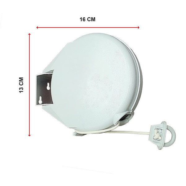 Randy & Travis Machinery Retractable Clothesline Hang Line 20 Ft Retracts Automatically Clothes Airers